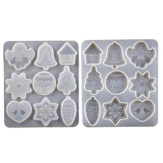 Молд новогодний 12 на 13 см серый Киев