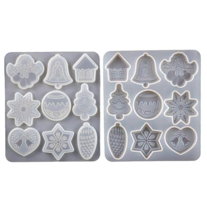 Молд новогодний 12 на 13 см серый Киев - изображение 5