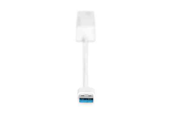 Сетевой адаптер DIGITUS USB 3.0 - RJ45 Gigabit Ethernet, гигабитный LAN переходник для ноутбука, ПК и MacBook Киев