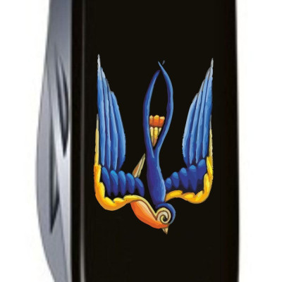 Нож Victorinox Spartan Ukraine 91 мм Чорний Тризуб-Ластівка (1.3603.3_T1230u) Винница - изображение 3