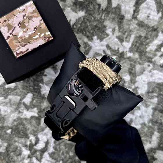 Patriot 005CMGRSU ЗСУ Зелений камуфляж Паракордовий ремінець Khaki + Коробка. SBR Київ