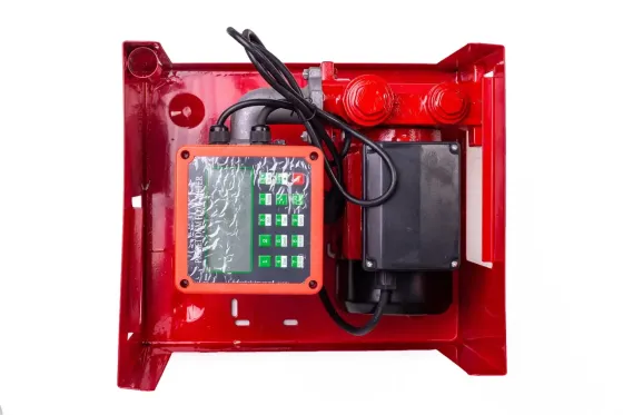 Міні-заправка LEX  для дизельного палива потужність 1850 Вт 40 літрів/хв заправна міні система з дисплеєм для СТО Львів