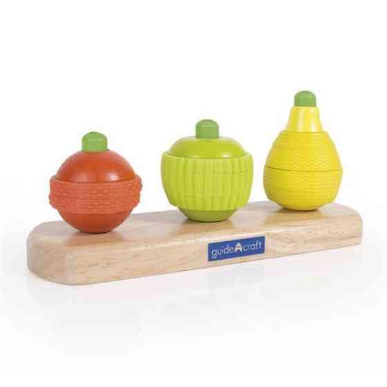 Пірамідка Guidecraft Manipulatives Фрукти (G6732) Харків