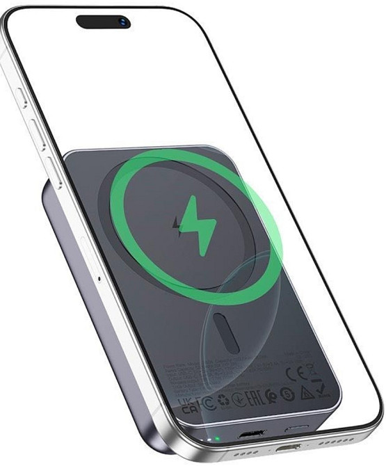 Повербанк HOCO MagSafe 10000 mAh 20W магнітна бездротова зарядка J160A. Харків - фото 5