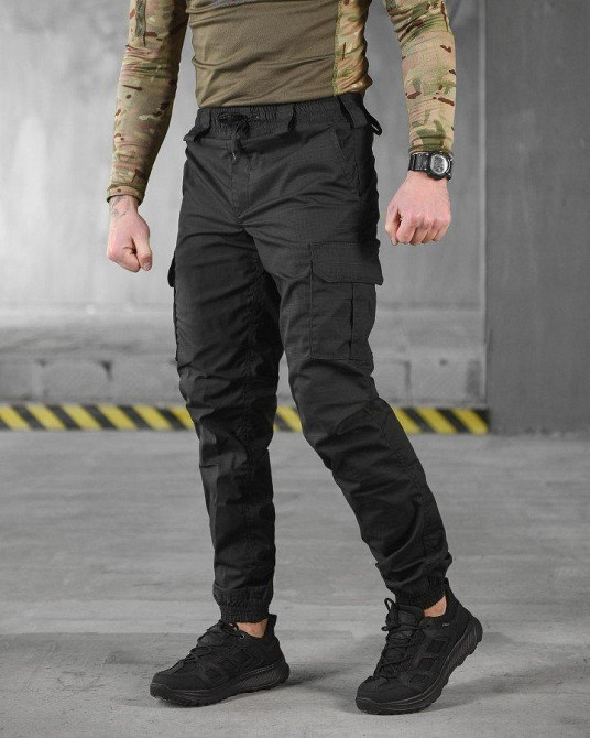 Тактические штаны джогер BABDIT ЧЕРНЫЕ Одесса - изображение 11