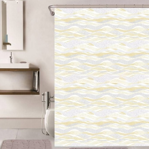 Шторка для душу 180*180см поліестер 12 кілець XRQ-RP-053 Дариана Житомир - фото 1