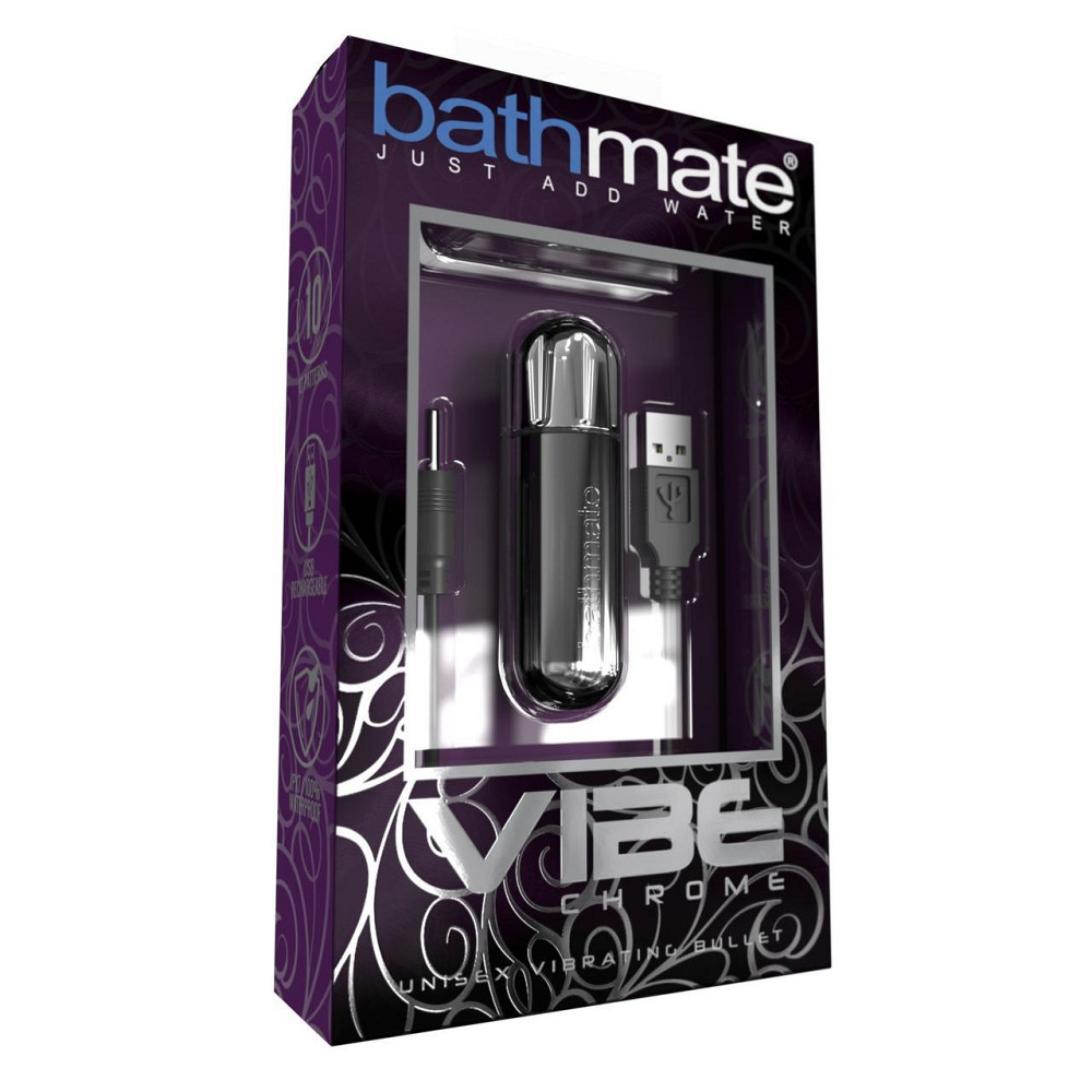 Вибропуля Bathmate Vibe Bullet Chrome, глубокая мощная вибрация Sex Aura Киев - изображение 3
