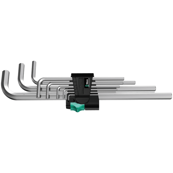 Набір Г-подібних шестигранників 1.5-10мм 9од. довгих Wera 950 L/9 SM N 05021909001 Одеса