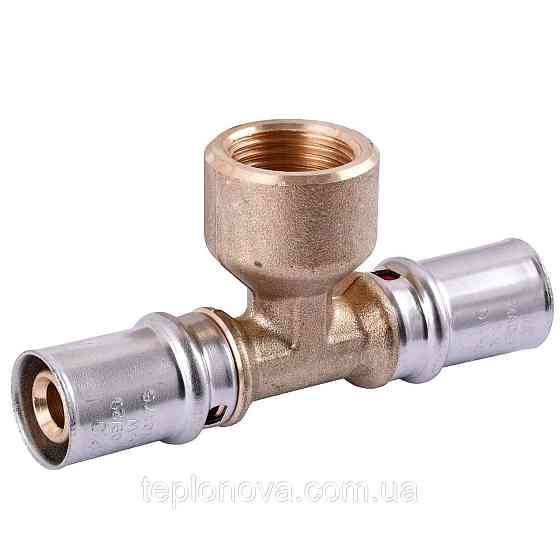 Тройник с внутренней резьбой пресс APE AP 132 16х1/2″х16 ITALY Черновцы