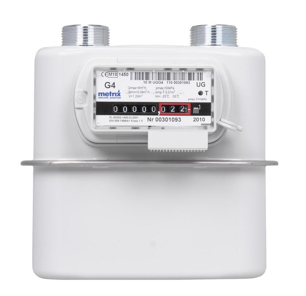 Счетчик газа Metrix UG G4T внешний уличный газовый счетчик с термокорректором Apator Metrix Польша Тернополь - изображение 1