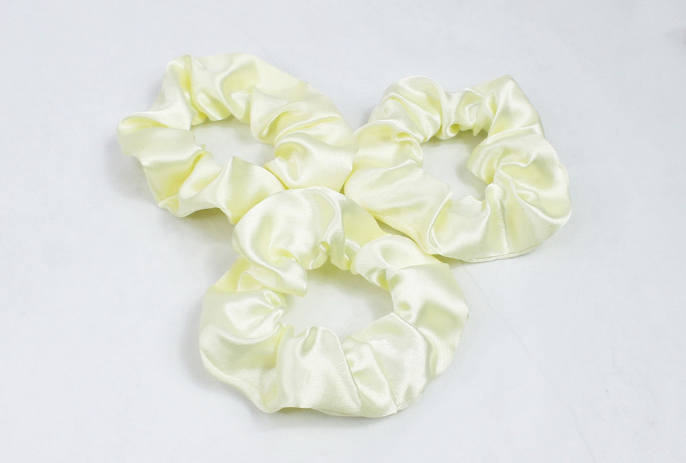 Набір гумок для волосся атласний Молочний Харків - фото 3