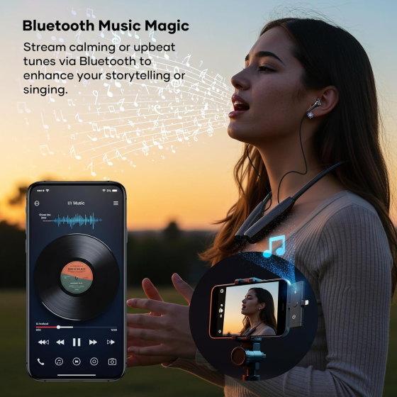 Беспроводной микрофон VidalKraft MIC10, ENC, аудиомикшер, In-Ear Monitor, USB-C/Lightning, Bluetooth, для стримов Киев