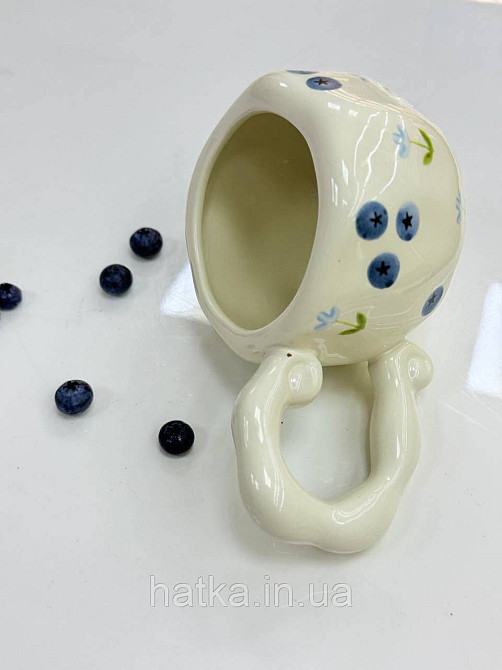 Чашка крухоль кераміка Olens "Лохина" 300 мл 8030-422 Київ - фото 3