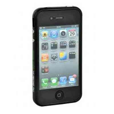 Бампер для Iphone 4S "Beatles on apple", чорний Рівне