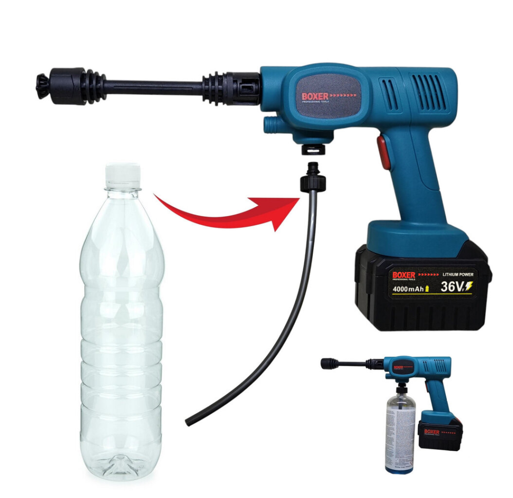 Аккумуляторная Мойка Высокого Давления с 2 АКБ 36 Вольт, Мощность 550 Вт, Расход Воды 4 Литра/Мин Одесса - изображение 4