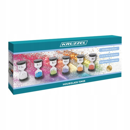 Набор песочных часов 6 разных видов 1/3/5/10/15/30 минут Kruzzel (25676) Нововолынск - изображение 4