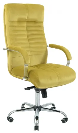 Офісне Крісло Керівника Richman Orion Missoni 13 Хром М1 Tilt Жовтий Київ