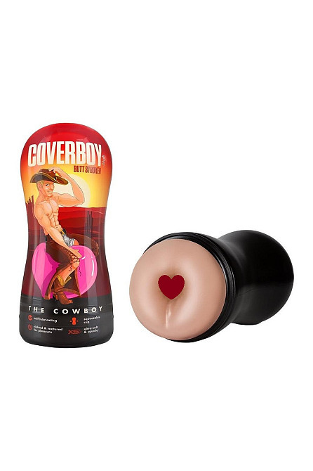 Мастурбатор анус Blush Coverboy Cowboy бежевий, 18.5 см Sex Aura Київ - фото 1