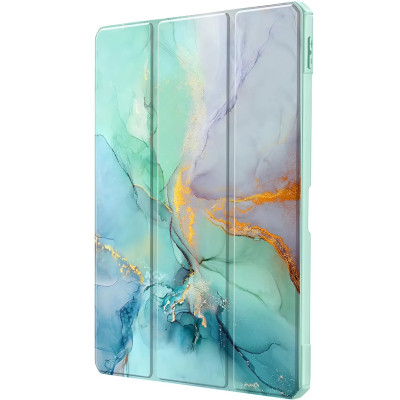 Чехол для планшета BeCover Soft Edge TPU Xiaomi Redmi Pad SE 8.7" Green Marble (712574) Винница - изображение 5