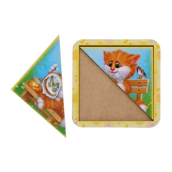 Деревянный пазл-вкладыш 