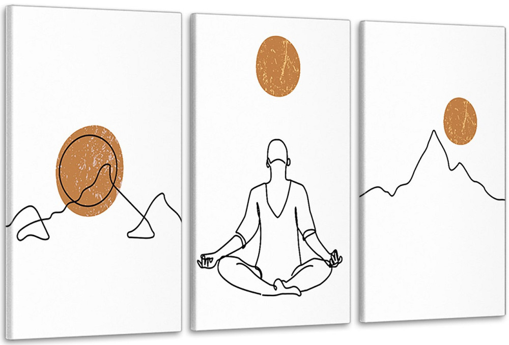 Модульная картина в гостиную / спальню  Людина      ART-178_3A 70х130 см Киев - изображение 1