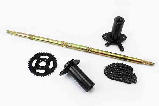 Вісь задня на ATV027-21, кріплення, зірка, ланцюг - к-кт 5деталей Киев