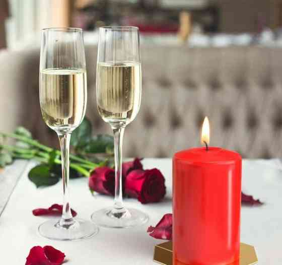 Набір свічок 4 шт. циліндр Bispol AURA Candles Червоний (sw40/80-030) Луцьк