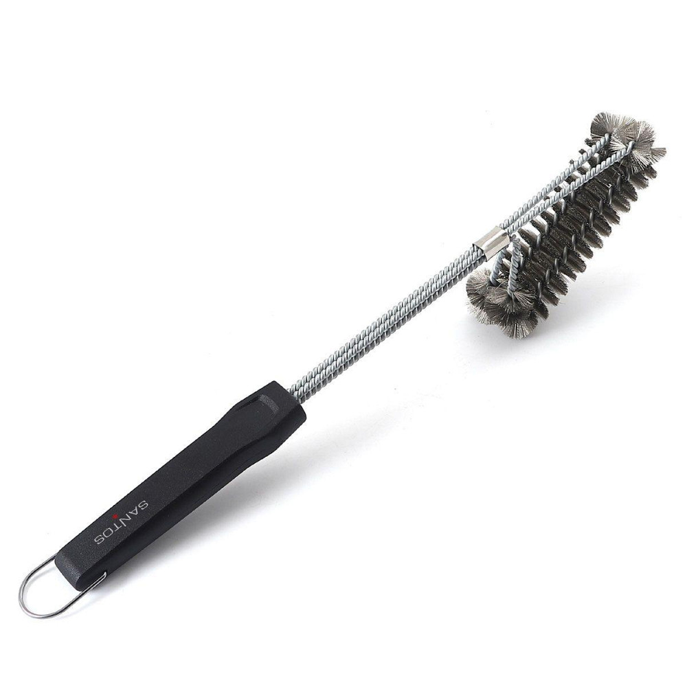 Щетка для гриля SANTOS двухрядная, нержавеющая сталь, 45см 232364 Код: 011592 Ровно - изображение 1