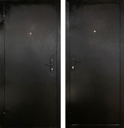 Вхідні двері БЦ ПС-50 Гладка Молоток 860х2050 см Металеві вхідні двері Двері вхідні для квартири Київ