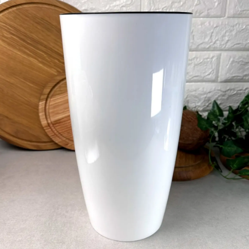 Вазон Альфа 22*41,5см білий Алеана Житомир - изображение 2