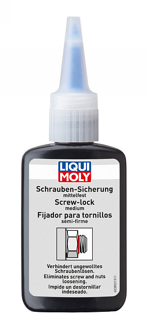 LIQUI MOLY 3802 Schraubensicherung Mittelfest — Засіб для фіксації гвинтів середньої міцності | Надійний захист різьбових з'єднань Ковель - фото 1