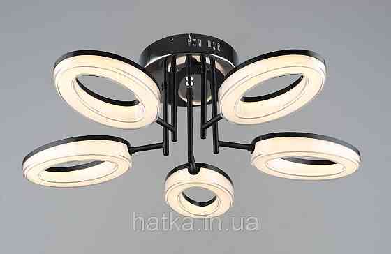 Люстра светодиодная акриловая Sirius B YH1100/5 BK+CH Киев