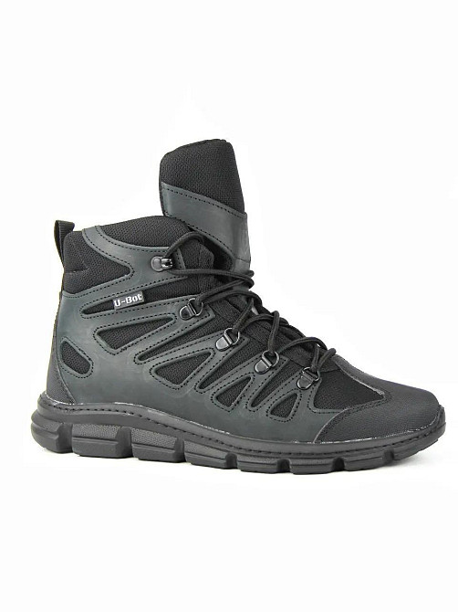 Военные ботинки ГРИЗЛИ , демисезонные, черные, утепленные, антискользящая подошва, усиленная пятка, защита Львов - изображение 6