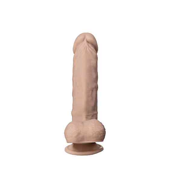 Фаллоимитатор SilexD Tomas Real Skin Flesh (9in MODEL 1), суперсофт-силикон+Silexpan, диаметр 4,9 см Sex Aura Киев
