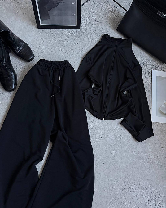 Женский стильный повседневный костюм двойка двунить Одесса - изображение 2