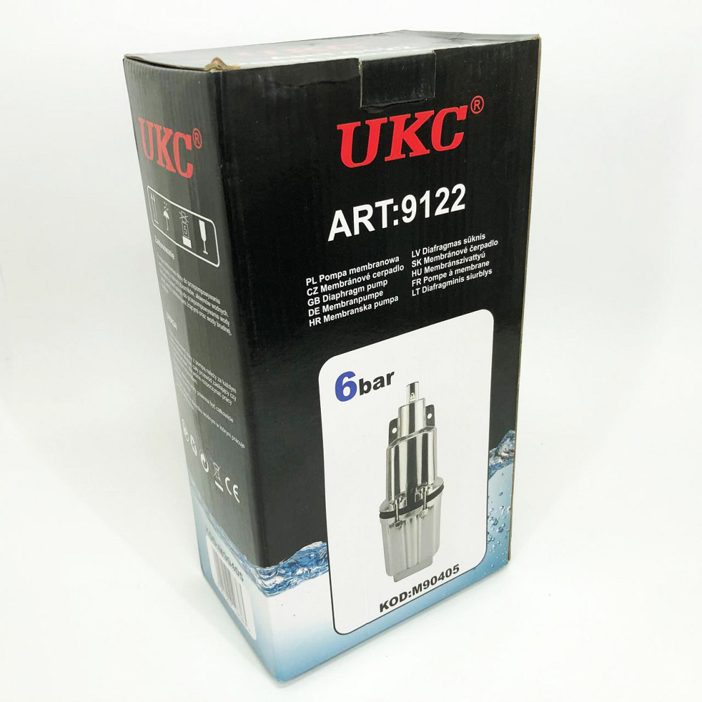 Насос вібраційний 0.25кВт, H 75м, Q 18л/хв, 100мм, 10м кабелю, верхній забір NO-86 Івано-Франківськ - фото 7