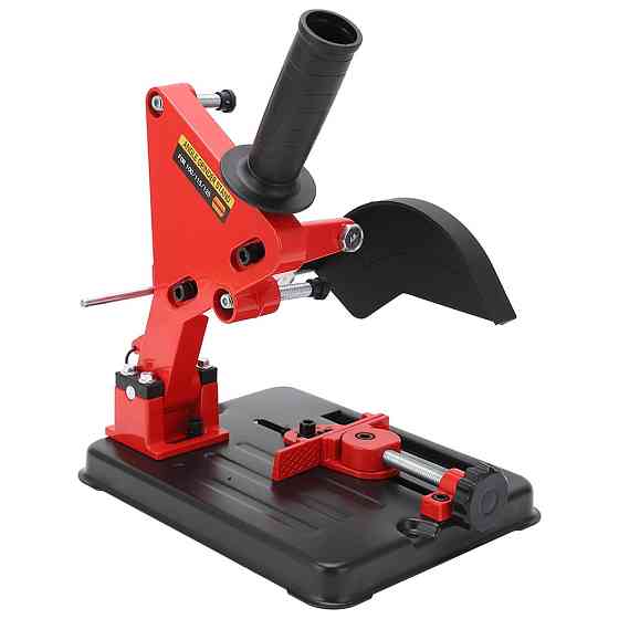 Стійка стенд для УШМ 115-125мм, TZ-6103, Червоний / Стійка для кутової болгарки / Тримач для болгарки Київ