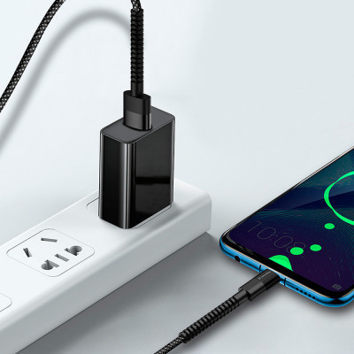 Дата кабель USB-C to USB-C 1.0m 2.4А black ColorWay (CW-CBUC063-BK) Вінниця - фото 7