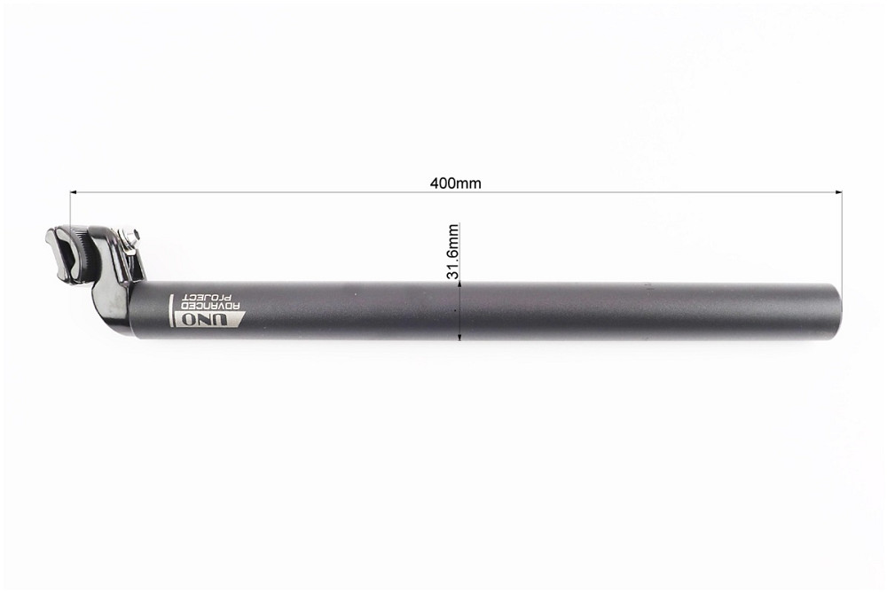 Труба сидіння MTB 31,6х400мм, алюмінієва, чорна SP-602 Київ - фото 3