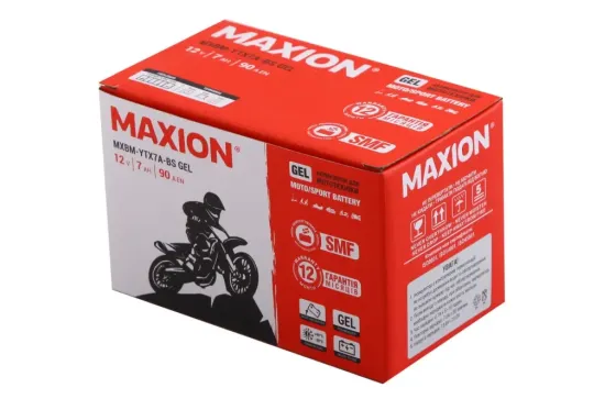 Аккум. батарея Мото 12В 7 Ач «Maxion» гелевий (низький) Вінниця