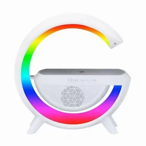 Настільна смарт лампа-нічник 3в1 G-Smart RGB підсвічування G-500 USB - TypeC,1200 мАг, microSD, AUX Одеса