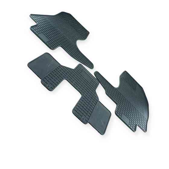 Коврики салона Ford Transit (1986-1994) борт 1 см, евроклетка (к-кт 3 шт) Polytep Мукачево