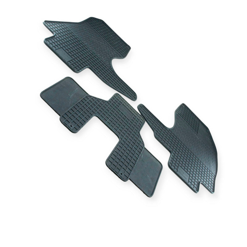 Коврики салона Ford Transit (1986-1994) борт 1 см, евроклетка (к-кт 3 шт) Polytep Мукачево - изображение 1