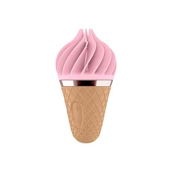 Вибростимулятор для клитора в виде Мороженого Satisfyer Layons Sweet Temptation, розовый Sex Aura Киев