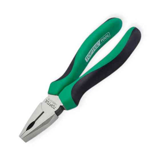 Плоскогубцы 180мм черно-зеленые ручки CrMo Мукачево