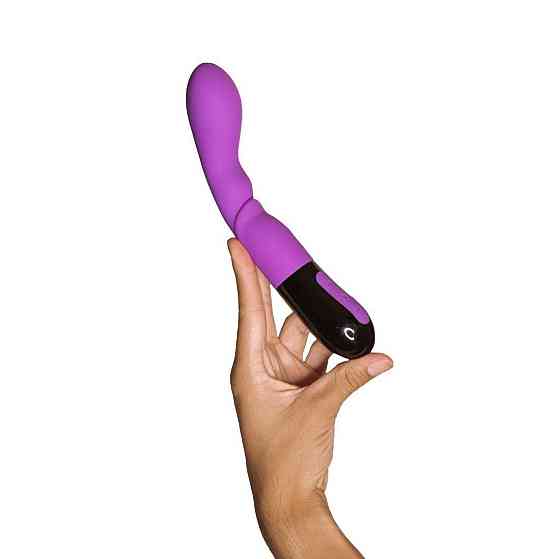 Вібратор Adrien Lastic Nyx 2.0 стимуляція точки G і входу в піхву, що перезаряджається Sex Aura Київ