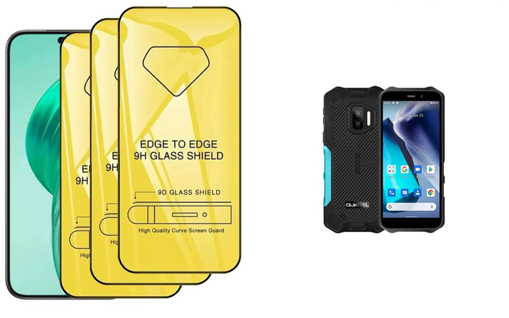 Защитное стекло DefenzoGlass для Oukitel WP12, WP12 Pro – двойная прочность Киев - изображение 3