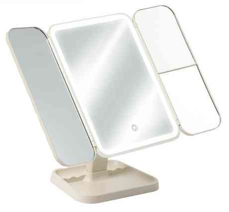 Зеркало 4в1 складное для макияжа со светодиодной подсветкой Soulima (26952) Нововолынск