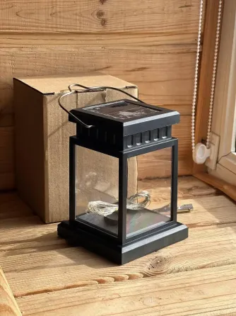 Уличный садовый подвесной фонарь на солнечной батарее, водонепроницаемый The lamp Коломыя