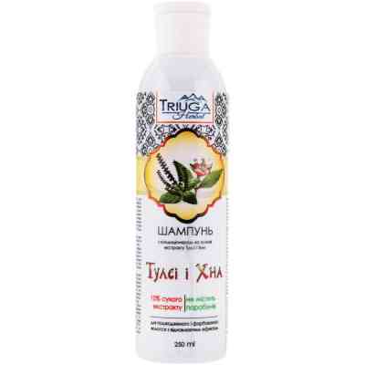 Шампунь Triuga С кондиционером на основе экстракта Тулси и Хны 250 мл (4820164640142) Винница